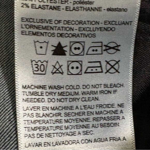 Signature by Levi Strauss Dark Blue Women Totally Slimming Pull On Skinny 4M. - Picture 11 of 13